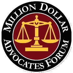 Million Dollar Advocates Forum badge