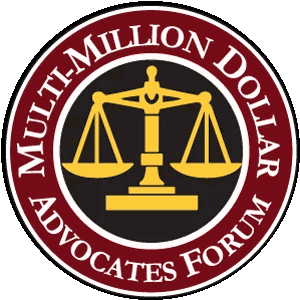Multi-Million Dollar Advocates Forum badge